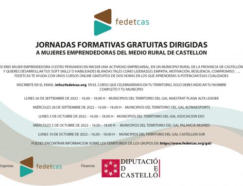 FEDETCAS forma a mujeres emprendedoras de la provincia de Castellón